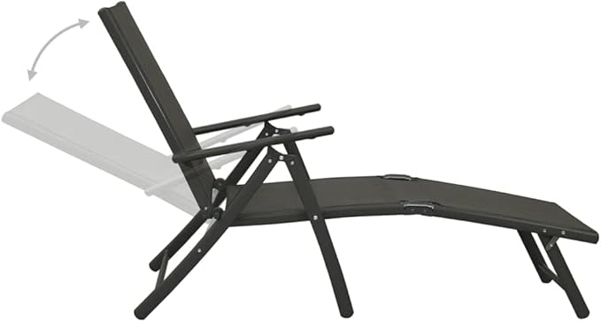 3 Piece Patio Lounge Set, Patio Conversation Set Garden Lounge Set Front Porch Furniture Outdoor Sofa Set for Negotiation Area Piazza Garden Poolside Textilene and Aluminum Black