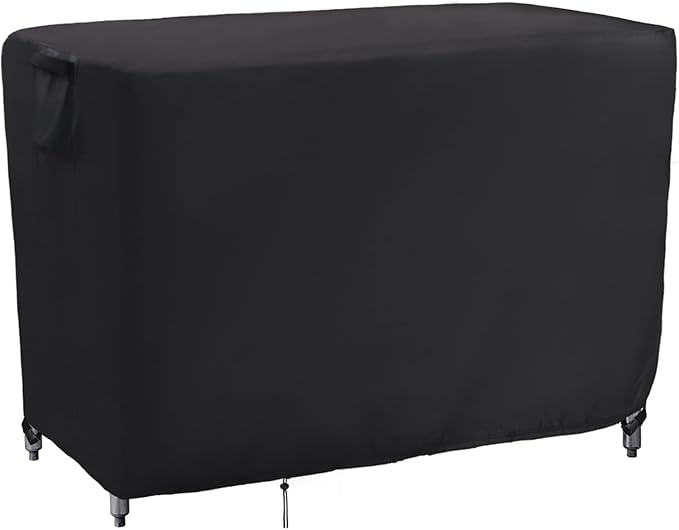 Kingling Outdoor Table Cover, 86 Inch Waterproof Rectangular Patio Table Covers for Coffee Table/Bar Table/Prep Table, Outdoor Furniture Cover - 86"L x 43"W x 44"H