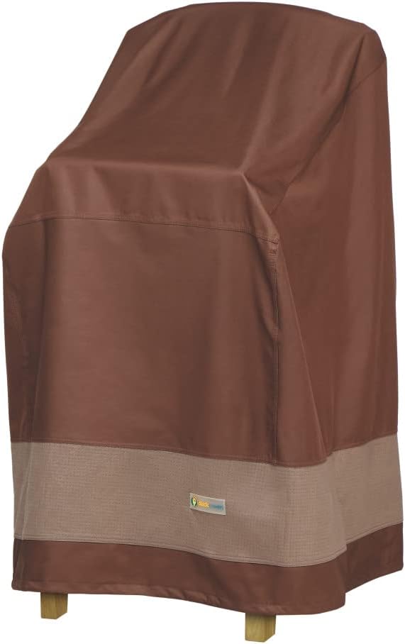 DUCKCOVERS Ultimate Waterproof 26 Inch Bar Chair & Stool Cover, Patio Furniture Covers