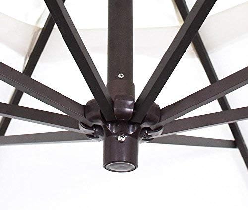 California Umbrella 9-Foot Offset Cantilever Patio Umbrella Infinite Tilt
