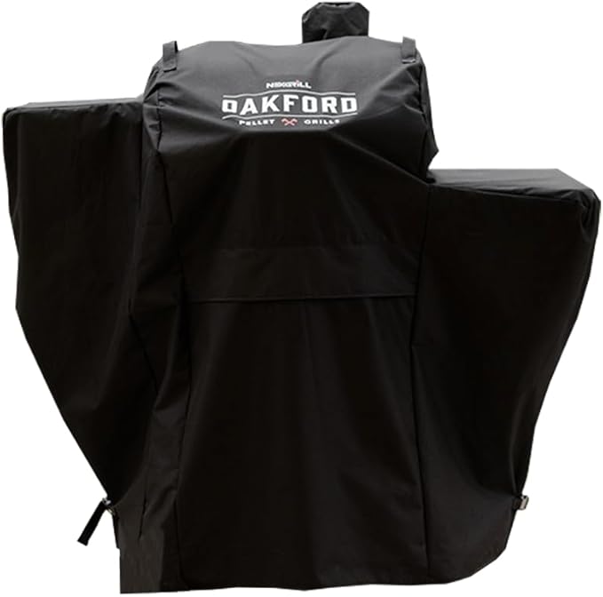 Oakford 580 Pellet Grill Cover, Designed for Oakford Wood Pellet Grill 910-05001 with Vented Mesh Panels, Quick Release Buckles, Heavy Duty Polyester, Water-Resistant Coating, 49"x21"x44" - 700-05001