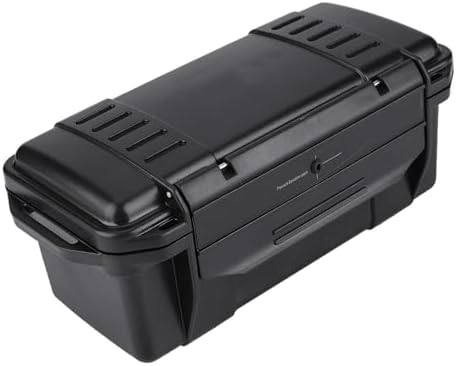 SIXRUN Outdoor Shockproof Pressureproof Sealed Box Survival Storage Case for Outdoor Activities (Type C box: 200 * 98 * 82mm), SIXRUNp48tsw7zuf-03