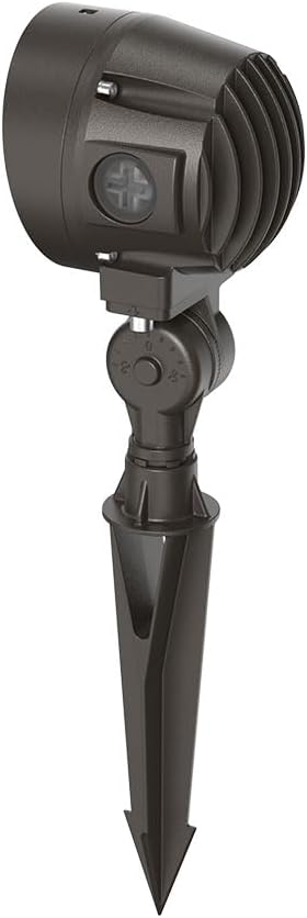 Lithonia Lighting 36-in-1 OLB LED Floodlight Outdoor Light Fixture, Waterproof LED Outdoor Lights, Adjustable Brightness, Warm/Cool/Daylight Options, Switchable Beam Spread, Dusk to Dawn Sensor