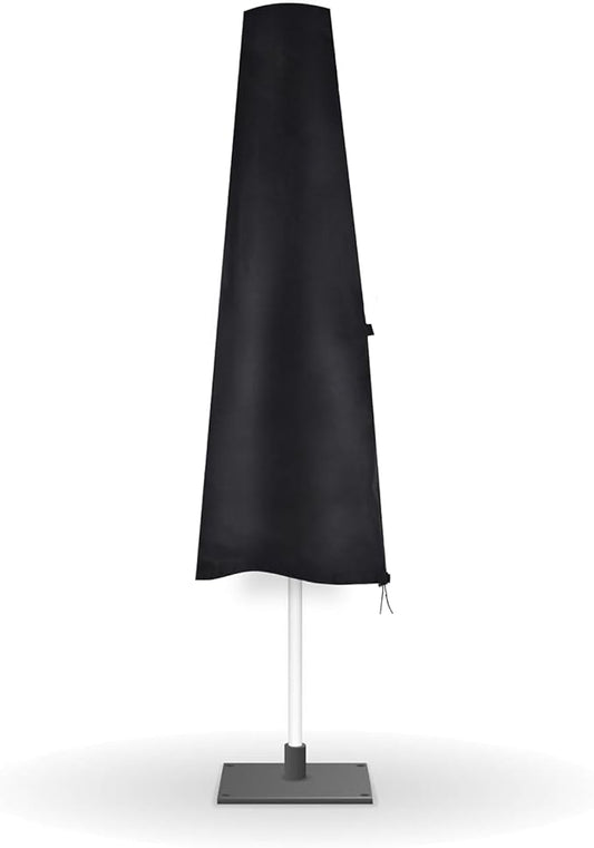 TOHONFOO Patio Umbrella Cover for Outdoor Umbrella 7-10ft, 600D Waterproof Heavy Duty Oxford Umbrella Cover, Waterproof UV-Resistant Protection for Garden Outdoor Umbrella
