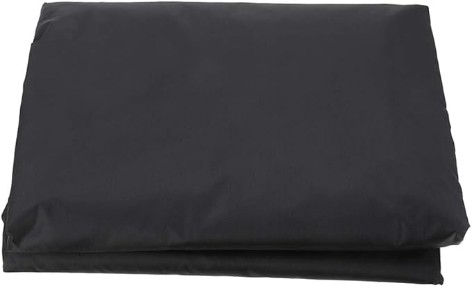 ANMINY Waterproof Patio Chair Covers UV-Resistant Windproof Outdoor Barstools Chair Cover Stackable Lawn High Back Dining Chair Furniture Protector with Storage Bag - Black, Pack of 4