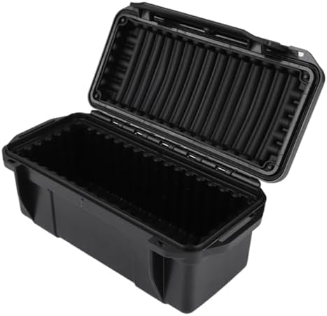 SIXRUN Outdoor Shockproof Pressureproof Sealed Box Survival Storage Case for Outdoor Activities (Type C box: 200 * 98 * 82mm), SIXRUNp48tsw7zuf-03