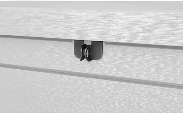 230-Gallon XXL Weather Resistant Resin Deck Storage Container Box, Outdoor Patio Garden Furniture (White)