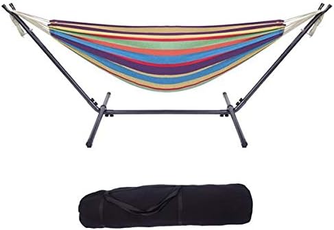 Hammock Set (Hammock Frame Small Color Bar) Natural Rope (Color bar)