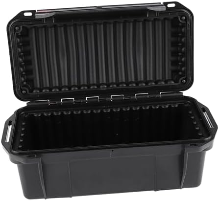 SIXRUN Outdoor Shockproof Pressureproof Sealed Box Survival Storage Case for Outdoor Activities (Type C box: 200 * 98 * 82mm), SIXRUNp48tsw7zuf-03