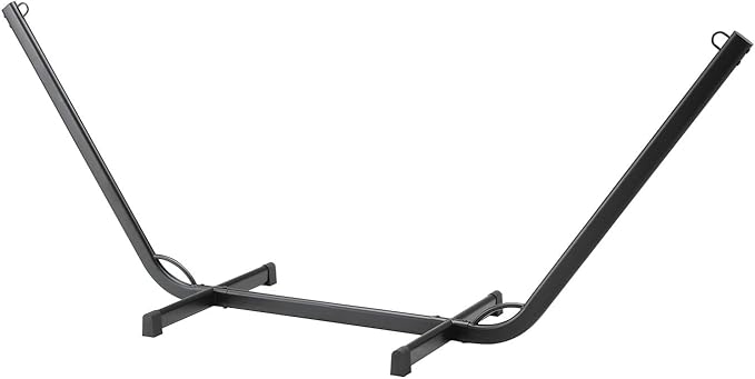 Outdoor Hammock Stand Steel Frame, Heavy Duty Galvanized Support for Garden Patio Backyard, 121.25 x 39.38 x 48.38 Inches