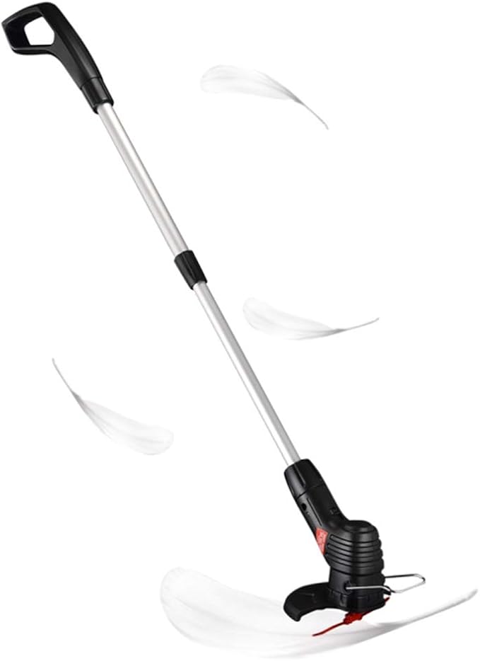 Newooh Garden Tool,Cordless String Trimmer Cordless Rechargeable Grass Trimmer String Grass Trimmer for Garden Lawn Weeding