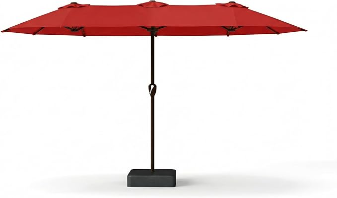 15FT Large Patio Umbrella with Base Included