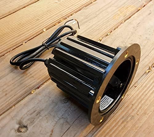 Ironsmith Lighting In-Ground Well Light Fixture & Kits – Solid Brass Cover, Bronze Housing, LED or Halogen Compatible, Low Voltage 12V