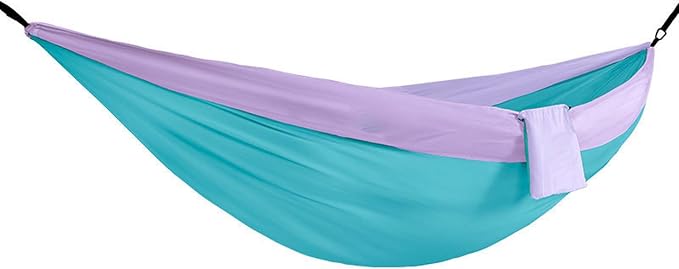 YSUEFIJO Relaxing Camping Hammock, Outdoor Hammock Perfect for Travel Or Backyard, Hanging Hammock Lightweight and Portable, Easy to Hang, Comfortable Lounge, Weight Capacity 300kg