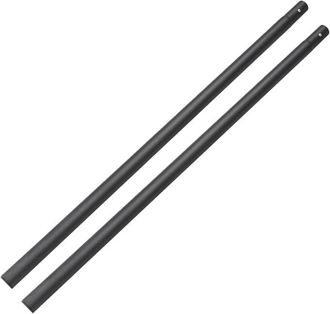 C-Hopetree 1.5in Outdoor Patio Replacement Extension Market Umbrella Lower Pole with Bullet Buckle, Dark Gray
