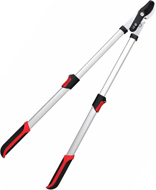 Heavy Duty Hand Loppers Pruning Shears for Gardening (Red)