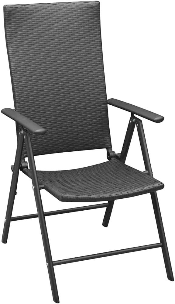7 Piece Patio Dining Set, Patio Conversation Set Front Porch Furniture Sectional Sofa Porch Furniture Set for Garden Poolside Exhibition Negotiation Area Black