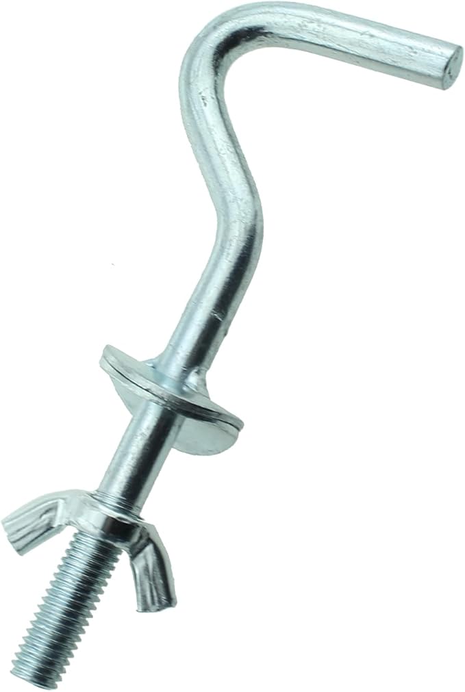 TAODAN 2PCS Heavy Duty Replacement Hook Hammock Accessory Metal Hook Galvanised Iron Hammock Hook Suitable for Indoor and Outdoor Hammocks