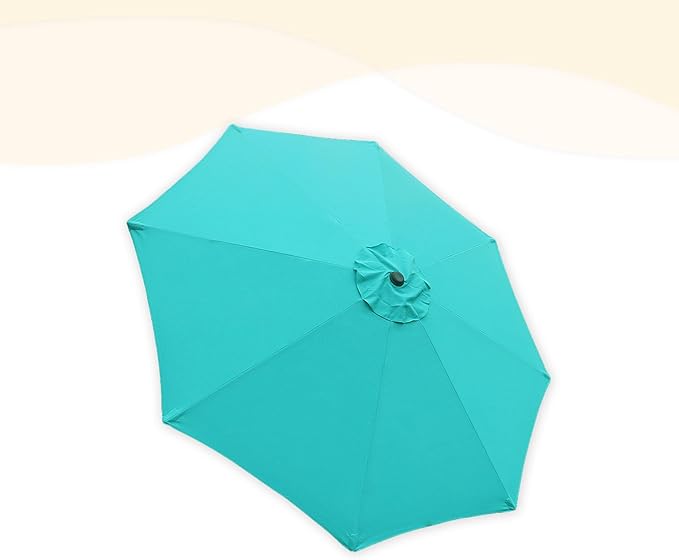 Goodgoods 9ft Patio Umbrella Replacement Canopy Market Umbrella Top Outdoor Umbrella Canopy (2pcs/package)