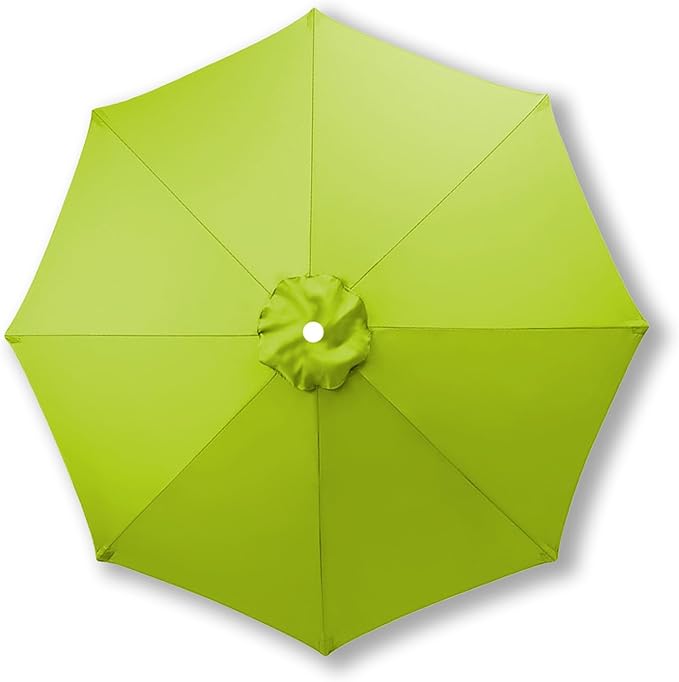 10ft/9ft/7.5ft Patio Umbrella Replacement Canopy for 6/8 Ribs, Outdoor Market Patio Table Umbrella Top Canopy Cover for Backyard Garden Courtyard Swimming Pool