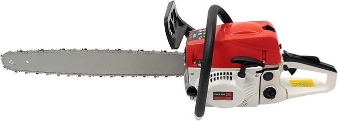 Gas Chainsaw 22 Inch, 52CC Gas Power Chain Saw, 2.7 HP 2-Cycle Engine, Petrol Handheld Gasoline Chainsaws for Wood Cutting