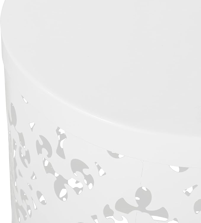 Christopher Knight Home Mathena Outdoor Side Tables - White (Set of 2)