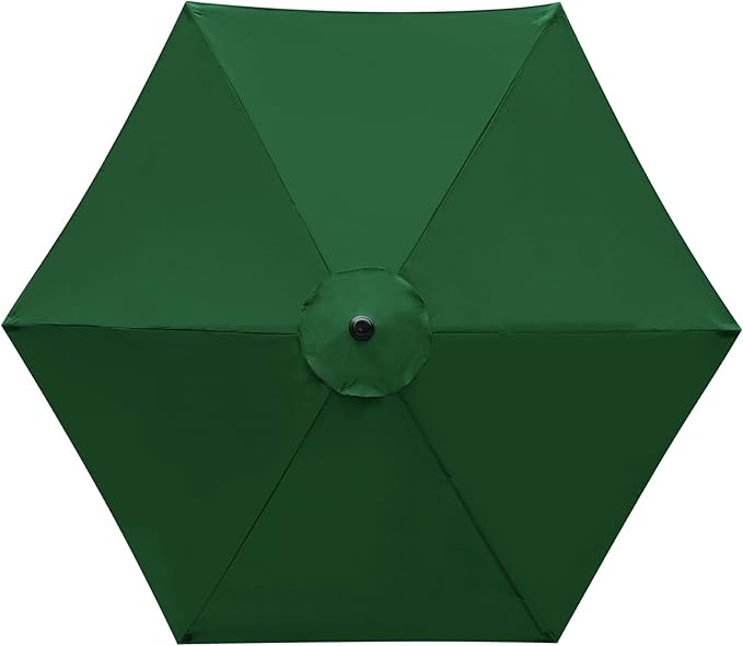 10 Feet Patio Umbrella Replacement Canopy for 6 Ribs, Market Umbrella Top, Yard Table Umbrella Top Cover,Universal Strong and Thick Umbrella Canopy,Canopy Only