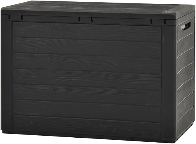 Patio Storage Box Waterproof Outdoor Furniture - 50 Gallon Garden Boxes Container for Cushions, Pillows - Weatherproof Deck Box for Patio, Backyard, Table
