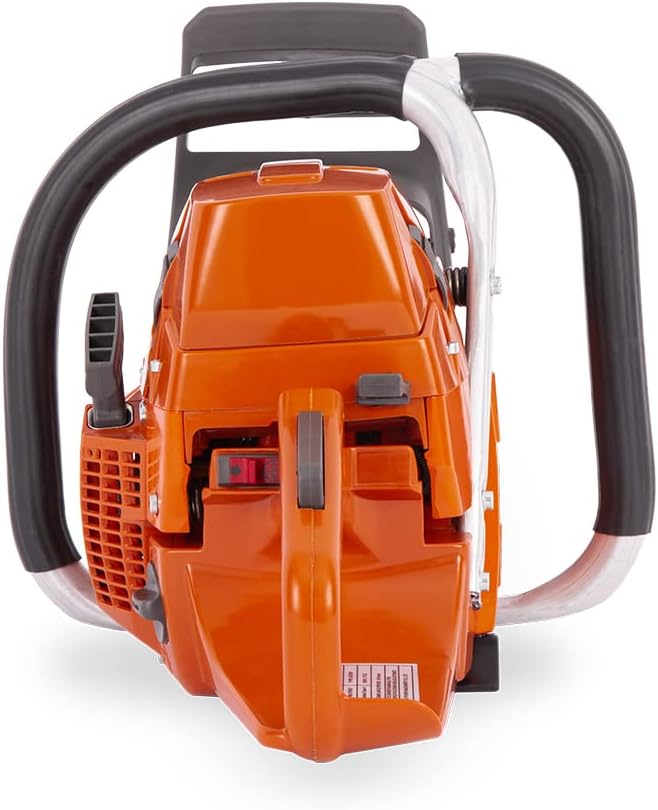 Joncutter 71cc Holzfforma G372 Gasoline Chain Saw Power Head 50mm Bore With Luxary Handle Bar and Big Bumper Spike Compatible with NH872 Chainsaw