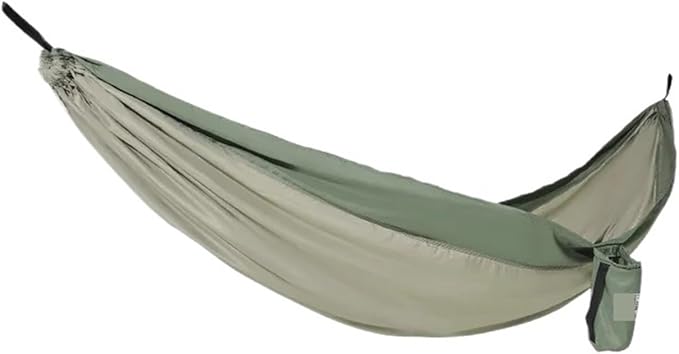 Hammock Ultraligt Outdoor Hammock Portable 1-2 Persons Leisure Swing Camping 200kg Bearing Sleeping Hanging Quick-Opening(2 Person Green)