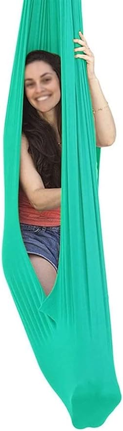 Indoor Therapy Swing Kids Snuggle Swing with Special Needs Cuddle Hammock for Children Adults Autism, ADHD, Aspergers Sensory Integration Easy to Install