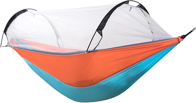Hammock, Double Hammock, Outdoor Swing Cradle, Portable Hammock, Camping Beach Hammock(Color:Orange,Size:Large), 5178412