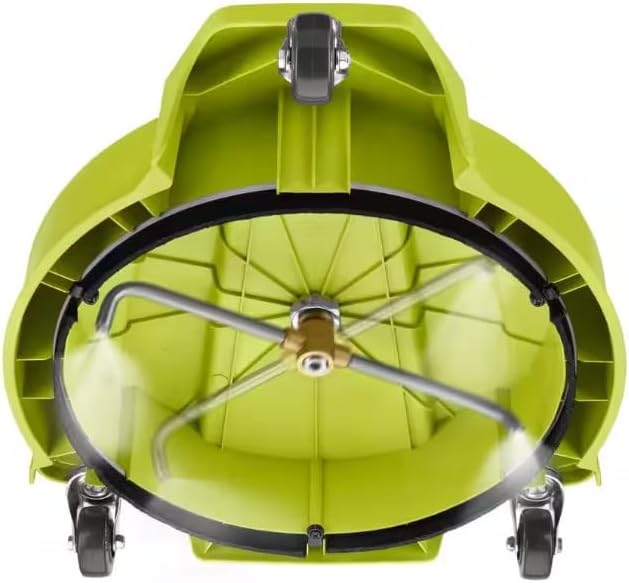 RYOBI 15 in. 3400 PSI Gas Pressure Washer Surface Cleaner with Caster Wheels (Renewed)