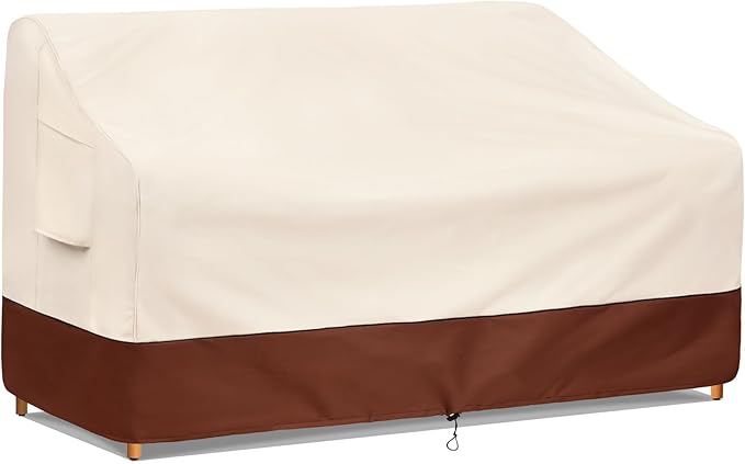 Outdoor Furniture Sofa Covers Waterproof,3-Seater Patio Sofa Covers Fits up to 88W x 40D x 33H inches