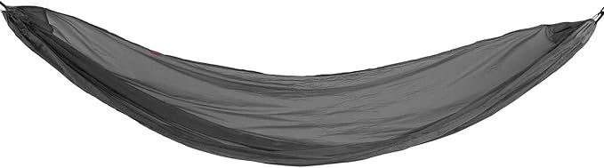 Camping Hammock, Portable Parachute Hammock,Single Lightweigtht Hammock Swing,with Storage Bag and Snap Hook for Outdoor Activities (Grey)