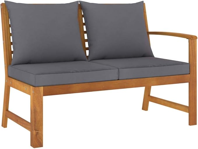 Patio Lounge Set with Cushion,Outdoor Patio Furniture,Outdoor Chat Conversation Set,Garden Furniture Sets,for Patio,Backyard,Garden,Outdoor,9 Piece Solid Acacia Wood