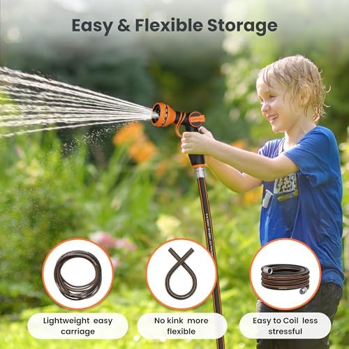 Giraffe Tools Grandfalls Pressure Washer G20B PRO, 2400 PSI 2.0 GPM, Wall Mounted Pressure Washer with 65FT Hose and Leader Hose 5ft x 5/8"