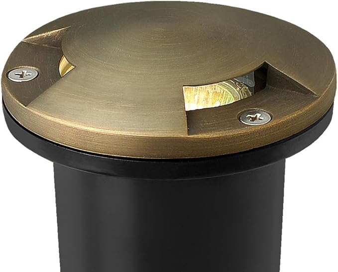 Hinkley Landscape Lighting Hardy Island LED Directional Well Light, 3 Openings, Matte Bronze