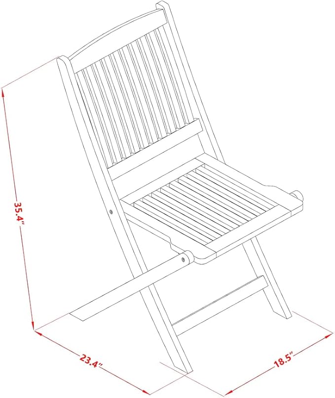 East West Furniture BSCM9CWNA 9 Piece Patio Dining Set Includes an Oval Outdoor Acacia Wood Table and 8 Folding Side Chairs, 36x78 Inch, Natural Oil