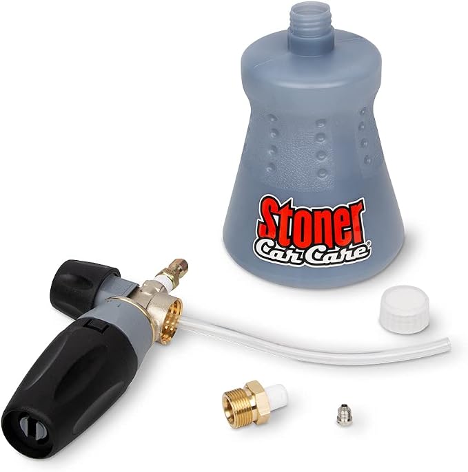 Stoner Car Care 95190 Extreme Foam Cannon Kit MTM Hydro PF22.2 Professional Foam Car Washer or Pressure Washer Adjustable Spray Options Soap Sprayer Use on Vehicles, Boats, and More.