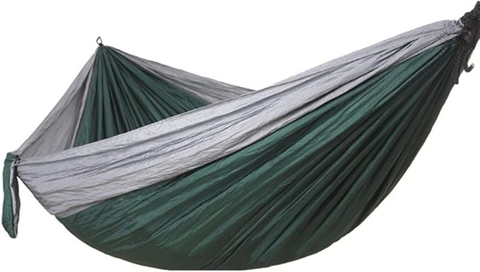 Camping Hammock Bed Camping Hammock Portable Parachute Fabric Garden Outdoor Leisure Sleeping Swing Travel Hanging Bed Hammock Swing (Color : H)