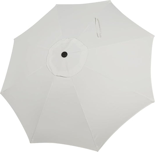 Blissun 9ft Patio Umbrella Replacement Canopy, Market Umbrella Top, Outdoor Table Umbrella Canopy for 8 Ribs, Canopy Only