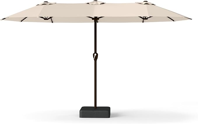 15FT Large Patio Umbrella with Base Included