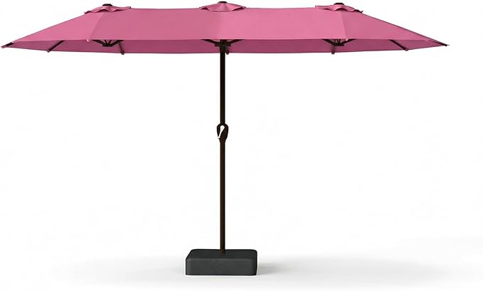 15FT Large Patio Umbrella with Base Included