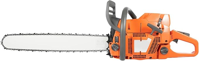 24 In Gas Chainsaw, 71.8cc 2-Stroke Gas Power Chain Saw with Air-Cooled System, 3.9kw Hand Pull Start Chainsaws Gas Powered for Cutting Wood Tree Trimming