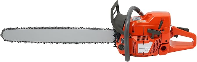 28inch Gas Chainsaw, 5.23HP 71CC 2-Stroke Gasoline Chainsaw, Air Cooled Pull Start Top Handle Gas Powered Chain Saw Petrol Chainsaws with Automatic Chain Lubrication for Trees, Wood Cutting
