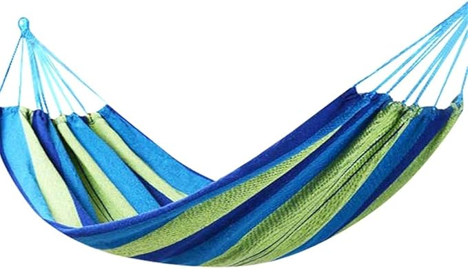 Portable Hammock Portable Double Hammock Swing Bed Large Canvas Hammocks for Beach Garden Backyard for Backpacking Beach