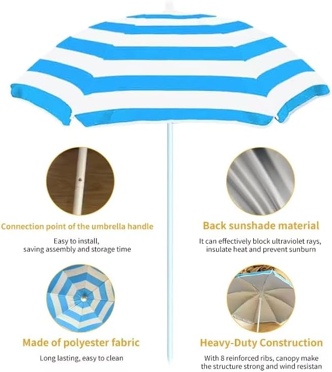 Water Table Umbrella,Kids Beach Umbrella & Picnic Table Shade,Ideal for Sand Play,Camping,Beach Trips,and Garden Fun.Lightweight Yet Durable