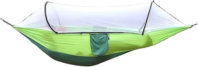 Hammock. Hammock with Mosquito Net Double Camping Hammock, for Backpacking and Parks .Hammocks for Outside(Green)