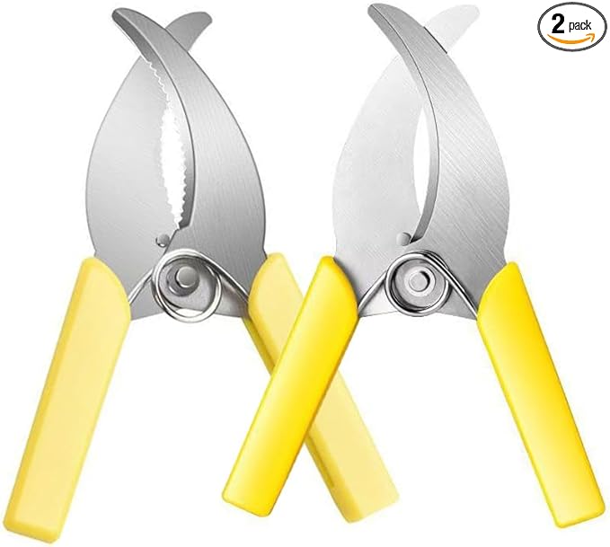 2 PCS Potted Plant Fruit Tree Orchard Ring Barking Cutter Scissor Professional Grafting Tool Girdling Shear Garden Tree Ring Barking Cutter Scissor (2)